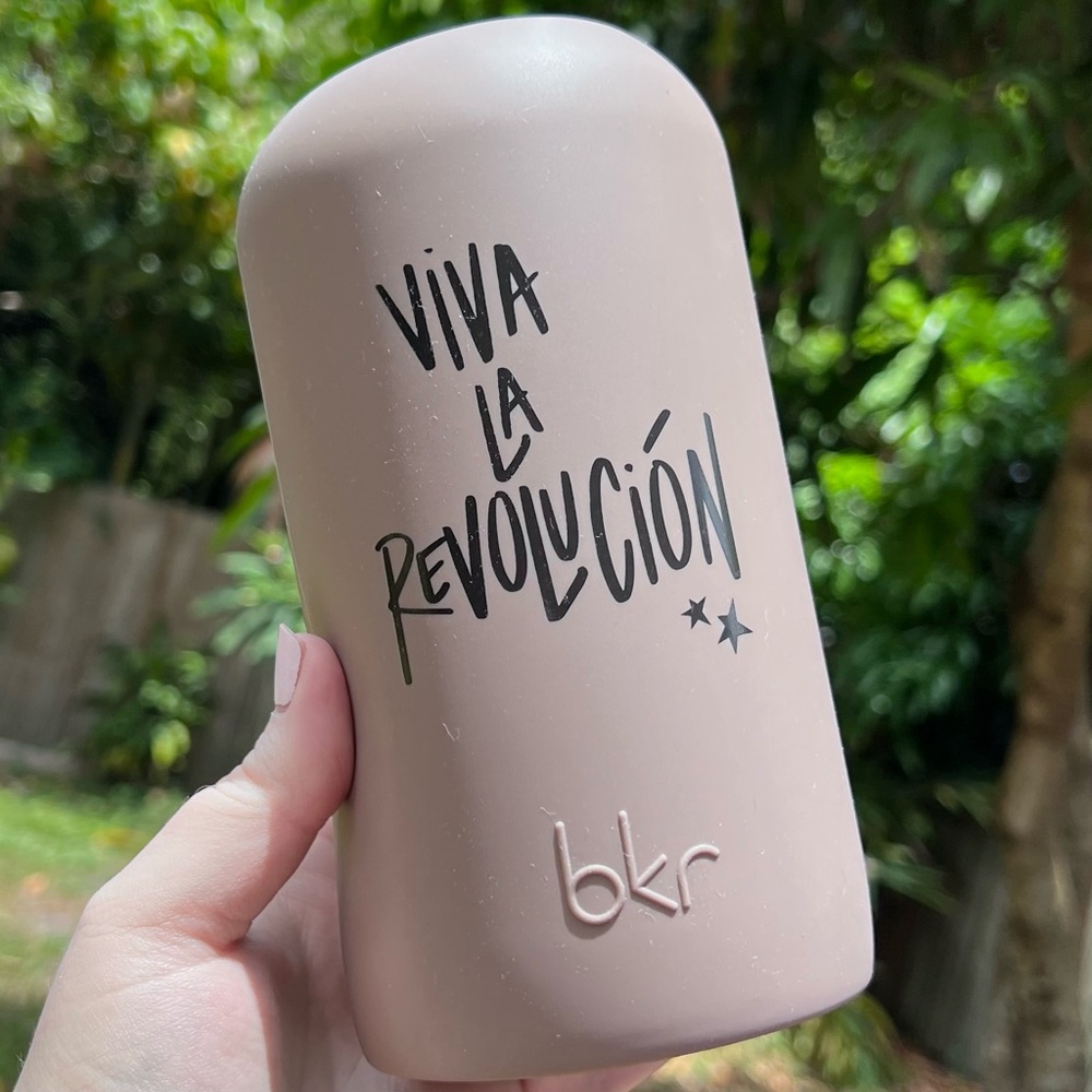 bkr Brooklyn Viva La Revolución Big 1L Sleeve for bkr Glass Water bottles